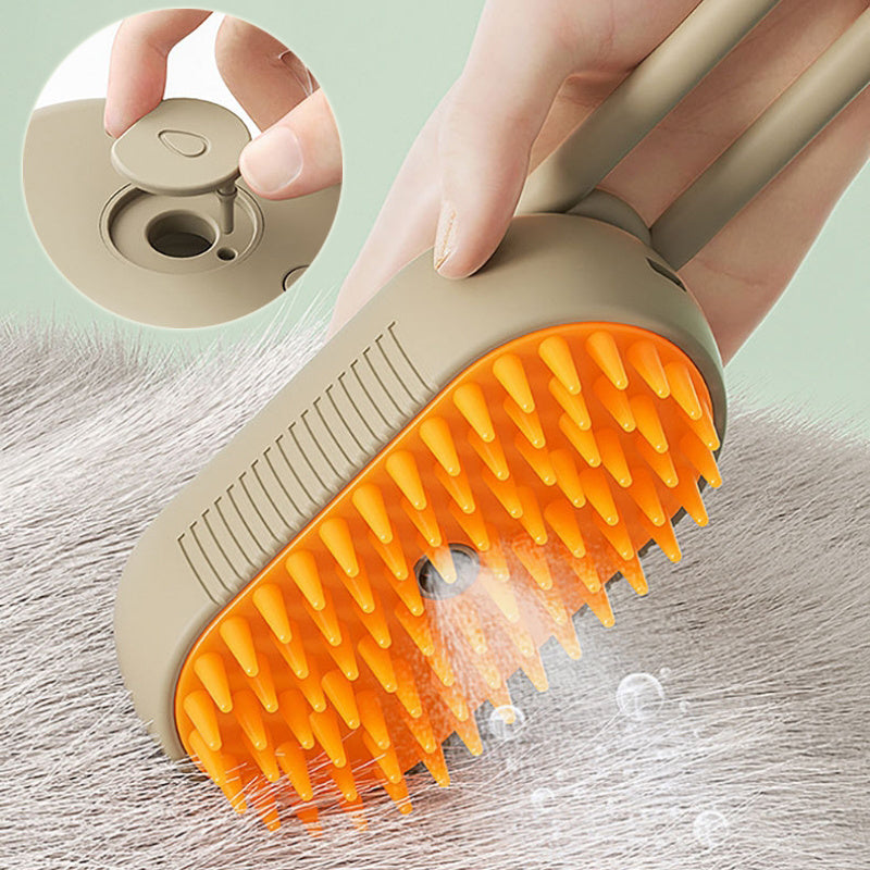 Steamy Cat & Dog Brush: Grooming Made Easy