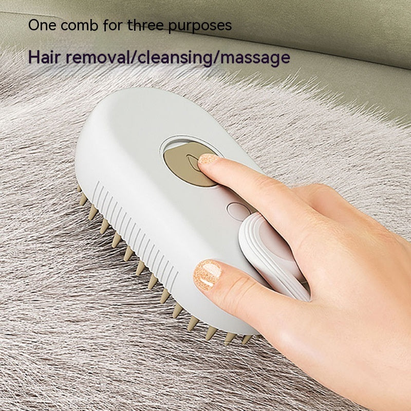 Steamy Cat & Dog Brush: Grooming Made Easy