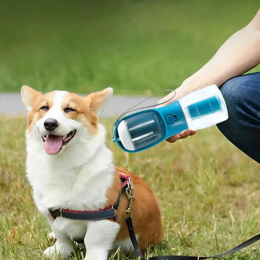3-in-1 Portable Pet Cup for Drinking & Snacks