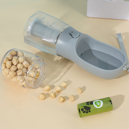 3-in-1 Portable Pet Cup for Drinking & Snacks