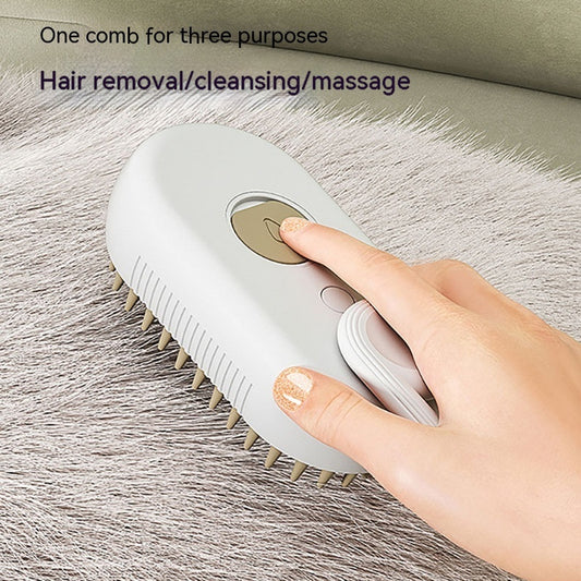Steamy Cat & Dog Brush: Grooming Made Easy
