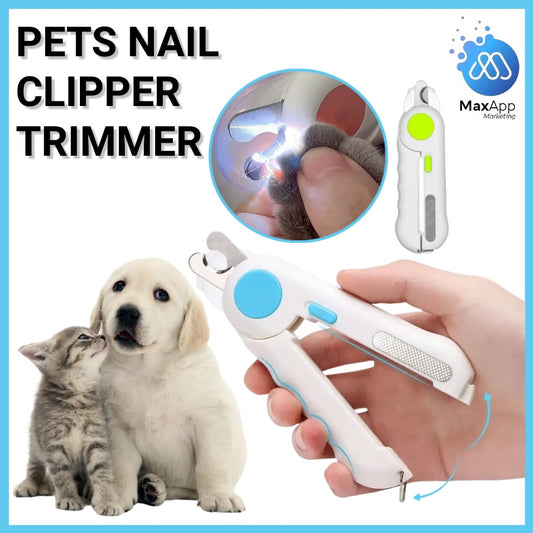 Safe LED Pet Nail Clippers – Stress-Free Grooming for Pets